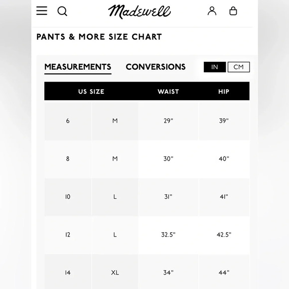 Madewell Dunaway High Waisted Paperbag Pants in Golden Pecan Size L - Picture 8 of 9